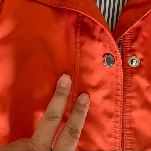 London Fog Orange Rain Jacket - Picture 5 of 15